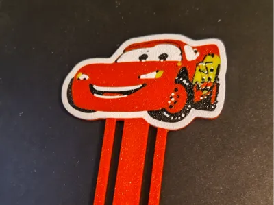 Lightening McQueen Bookmark