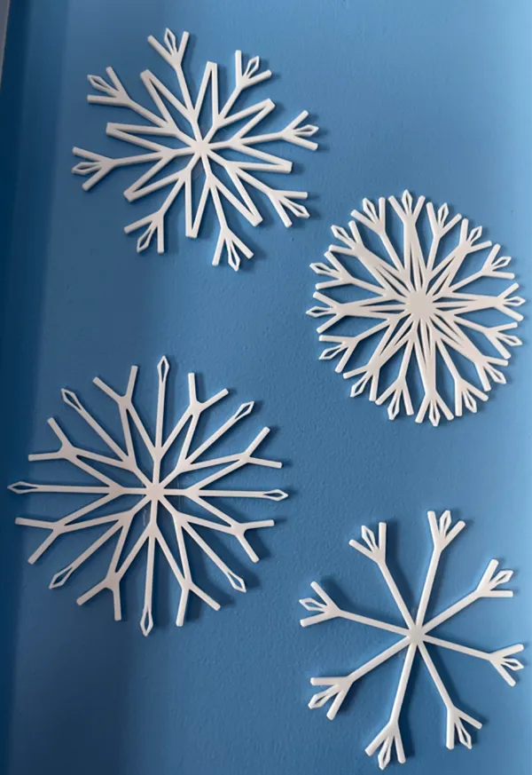Flocons de neige (lot de 4)