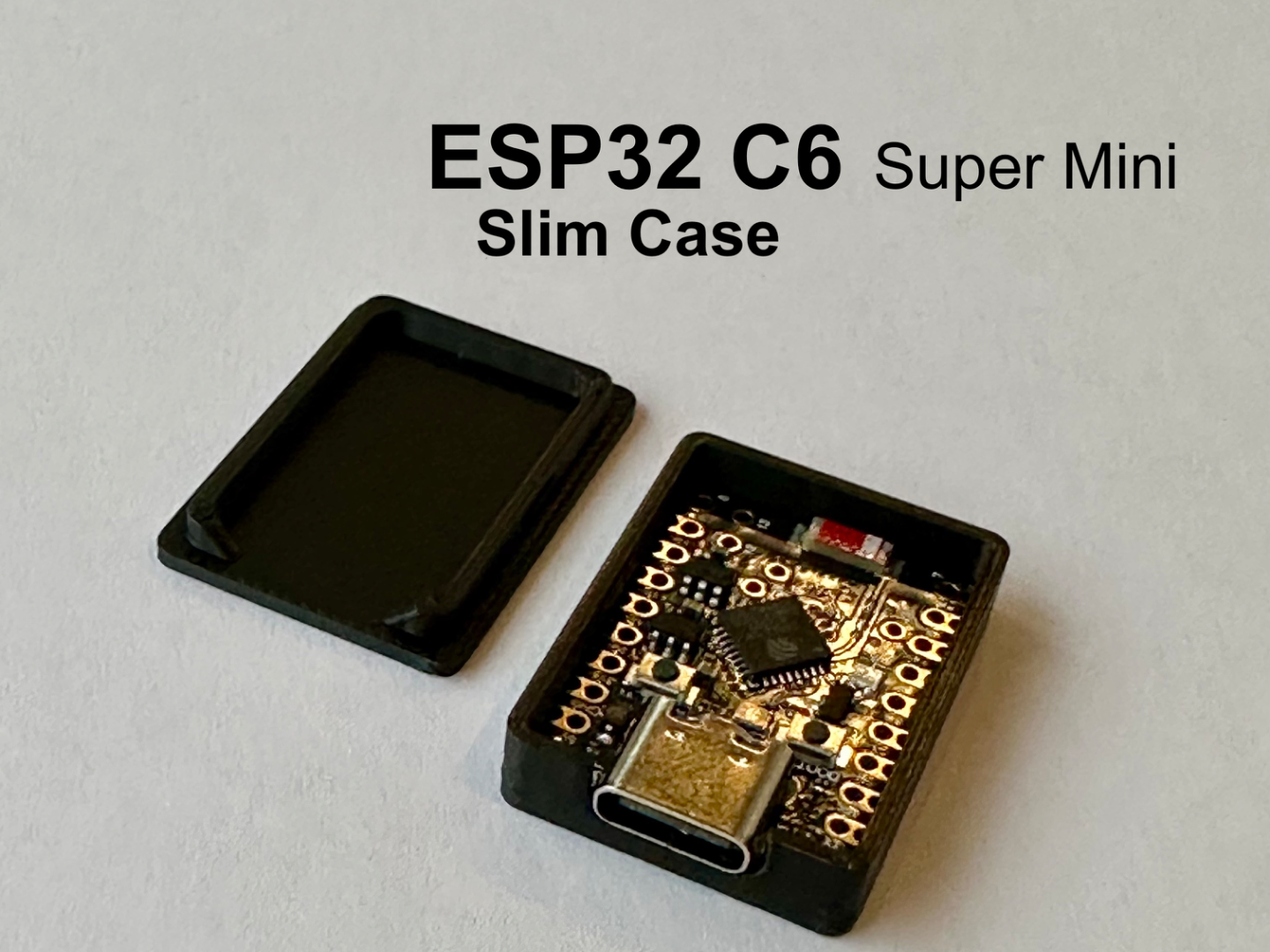 ESP32 C6 Slim case snap fit