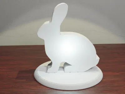 Cute Easter Bunny Statue|no support