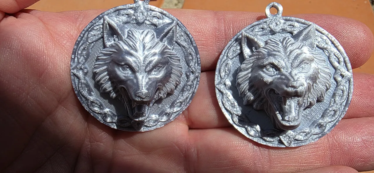 Pendientes Vikingo Lobo Fenrir view 2