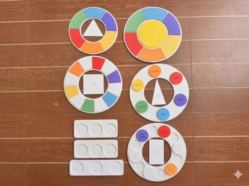 Modular Educational Color Wheel System