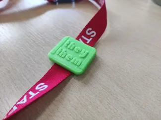 They/Them Lanyard Tag