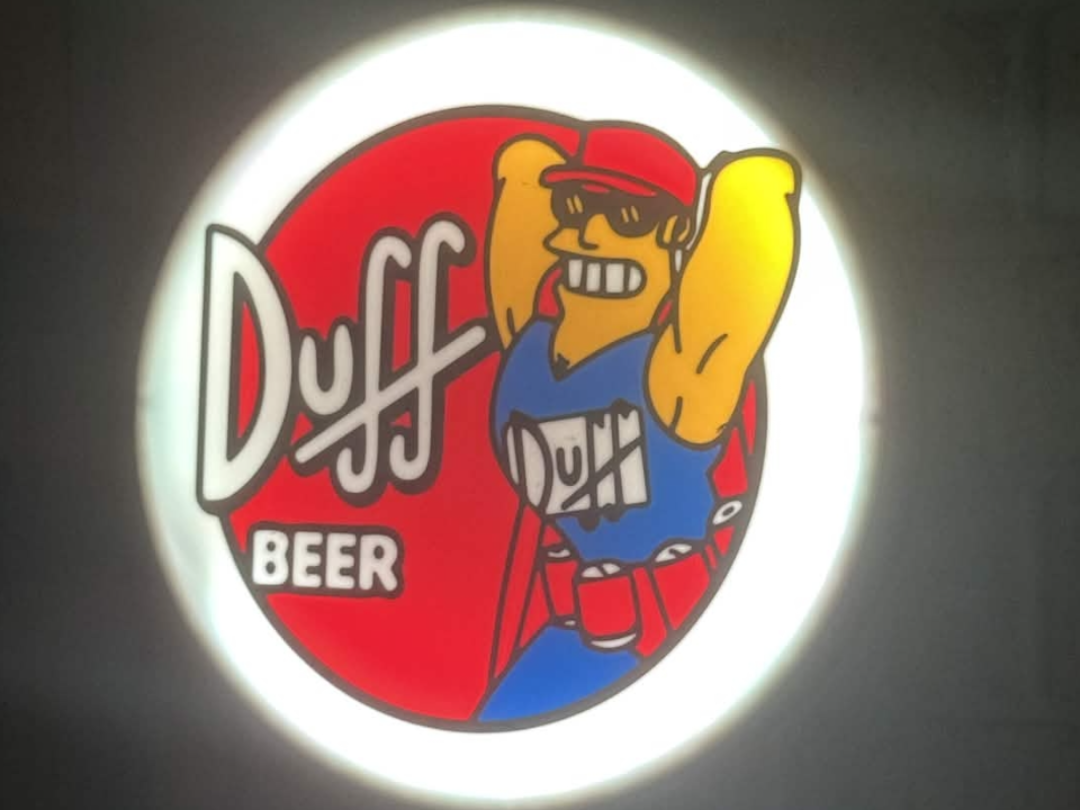 Duff Man Beer - 2 Sided Lightbox Wall Mount Sign