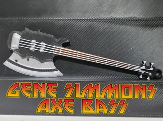 Gene Simmons Axe Bass Guitar Keychain