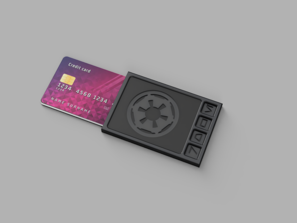 Imperial credits card holder STAR WARS