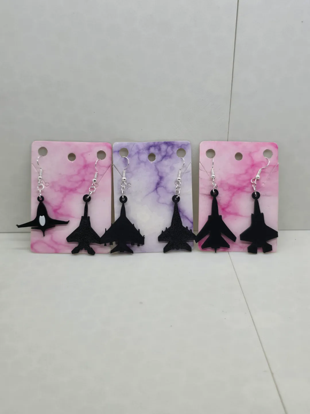 6 Jet Earrings view 2