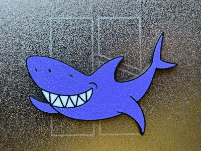 Shark Way Down Deep Tactile Story Prop