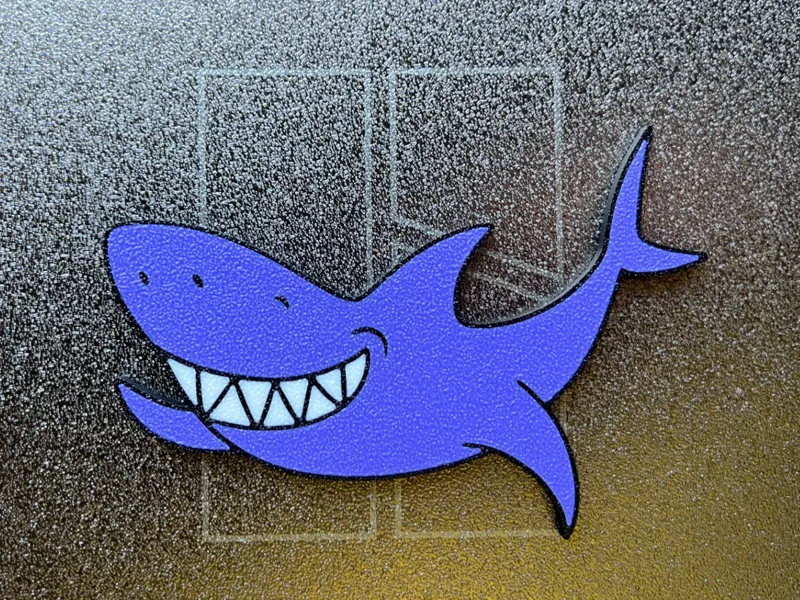 Shark Way Down Deep Tactile Story Prop
