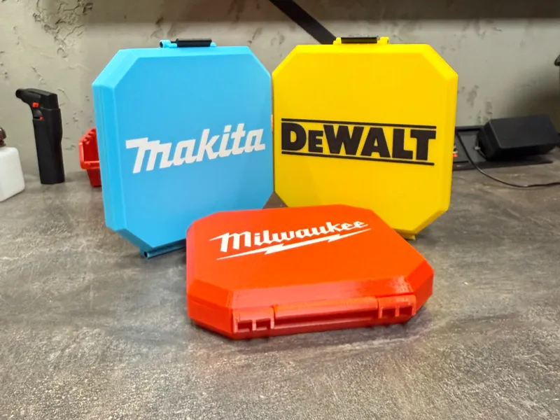 Box for round sandpaper (Milwaukee,DeWalt,Makita)