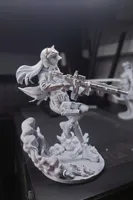 拆件方便上色,也减少了支撑打磨的工作