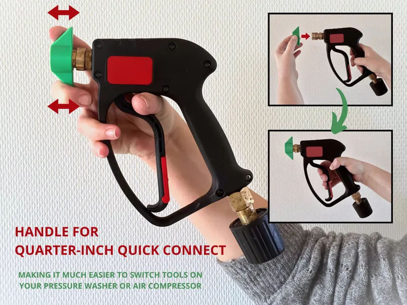 Handle for quarter-inch Quick Connect