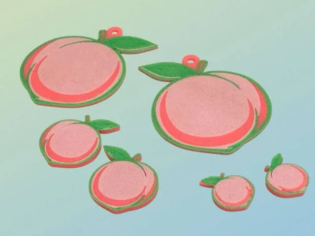 Peach Earring Charms