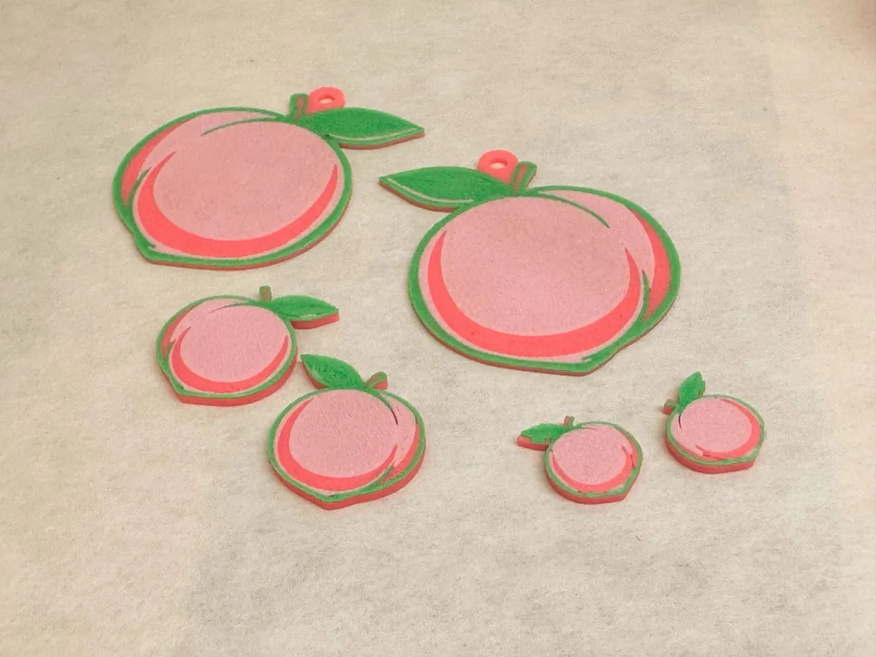 Peach Earring Charms view 3