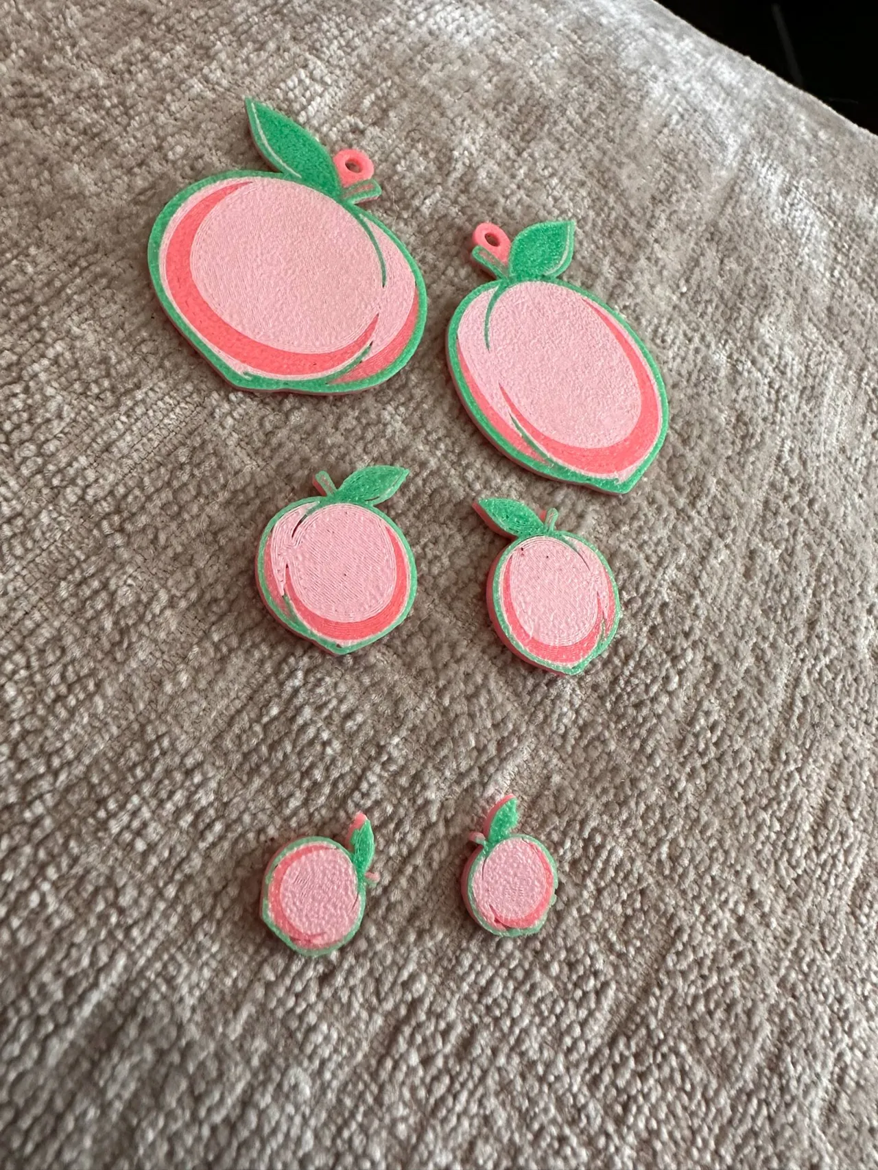 Peach Earring Charms view 2