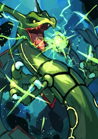 Hueforge Rayquaza
