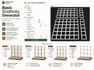 Basic gridfinity generator