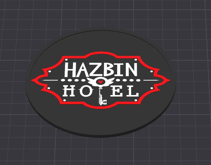 Hazbin Hotel Logo Coaster