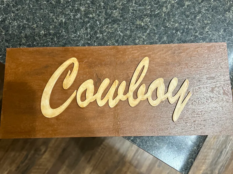 Cowboy & Cowgirl Name Plates
