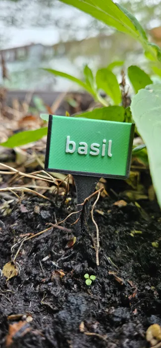 small herb swap sign