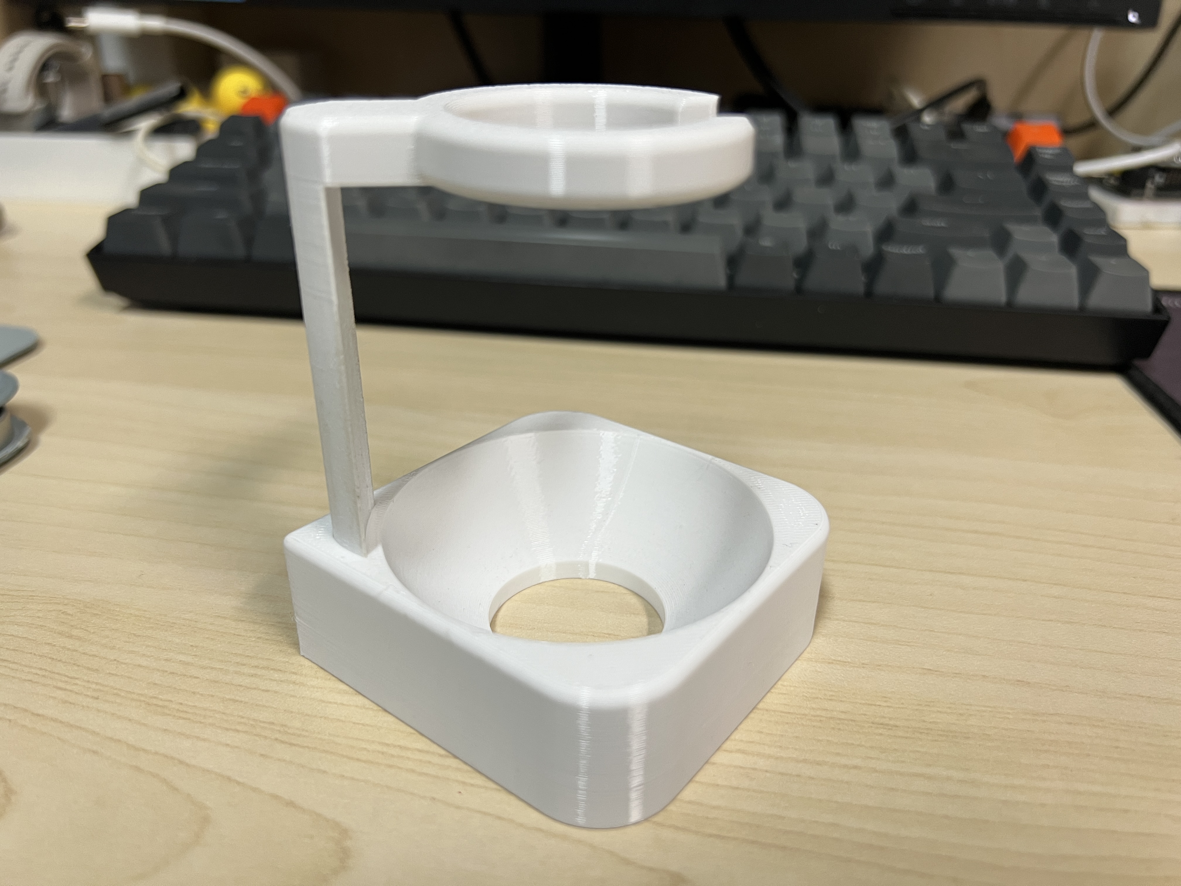 Miniatura 3 do modelo 3D 100ml圆底烧瓶支架