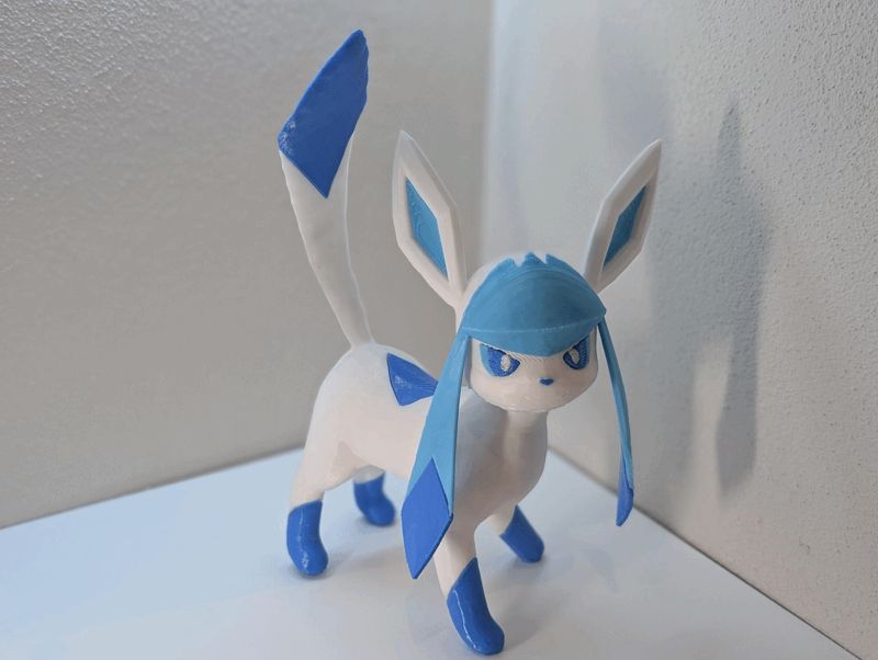 Glaceon Pokemon Multicolor Multipart NO AMS