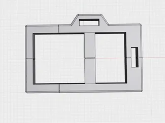 UK single and double back box template
