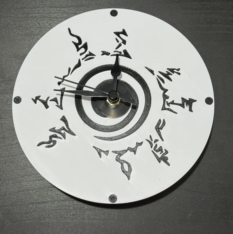 Naruto eight Trigram seal clock