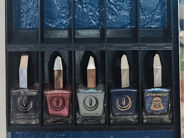 Interlocking Nail Polish Holder Mount_Mooncat Size