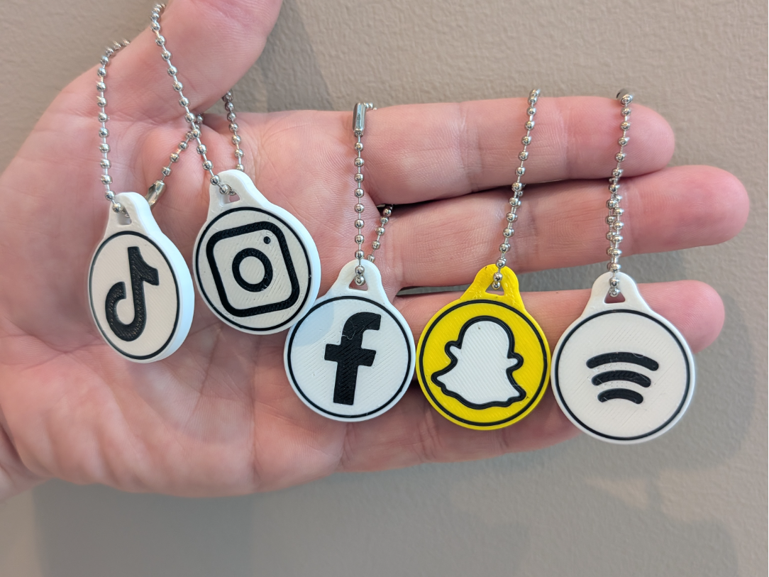 Compact SoME NFC Keychains
