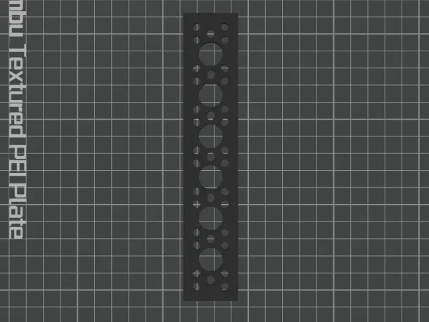 6 Hole No Wall Mini U Channel