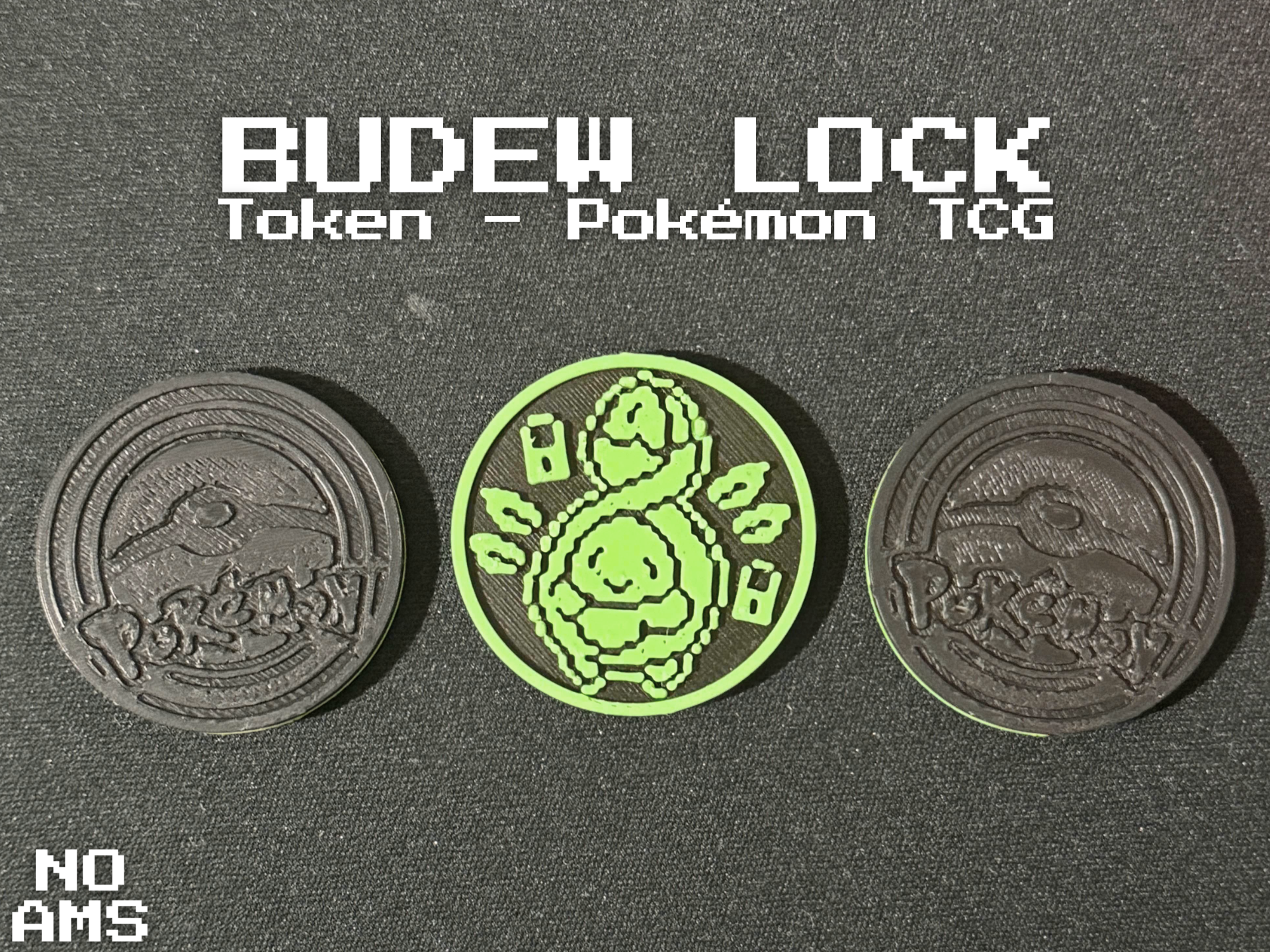 Budew Item Lock Token NO AMS - Pokemon TCG
