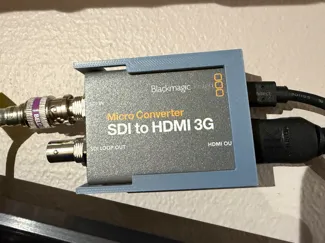 Wall mount for Blackmagic Micro converter 