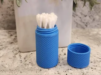 Q-tip travel case/holder