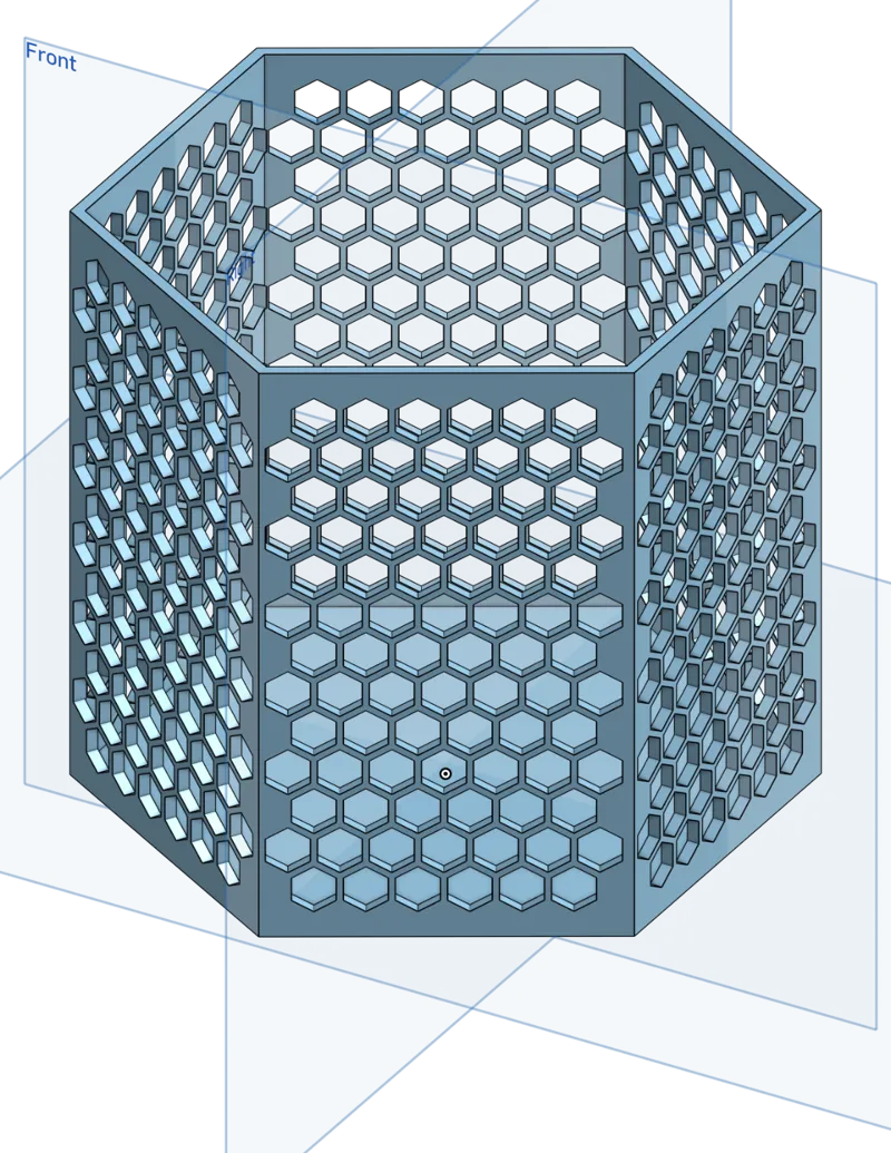 Hex Waste Bin