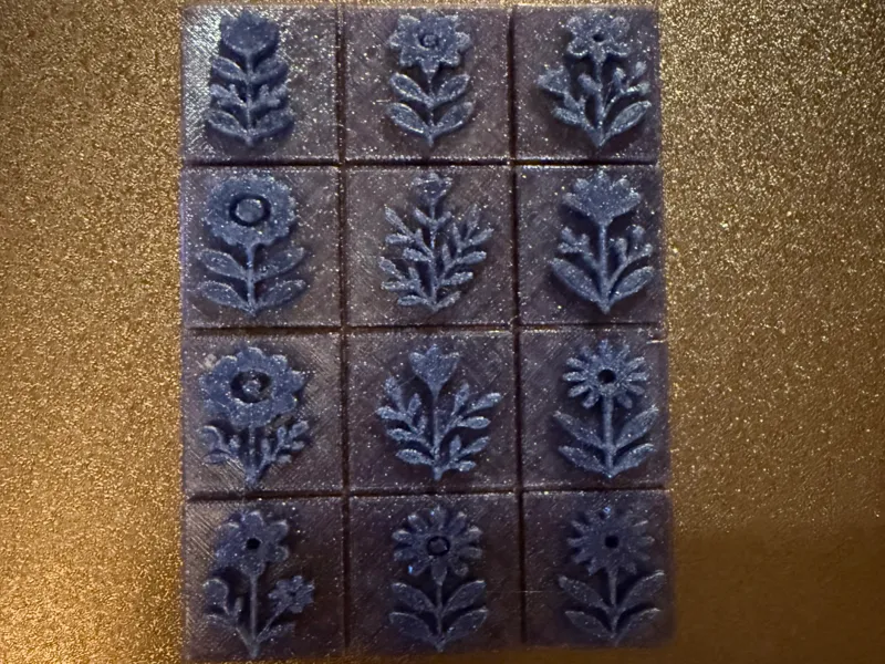 Folk Flower Stamp