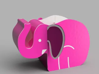 Elephant Pen Holder