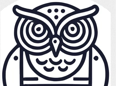 Simple Owl Keychain