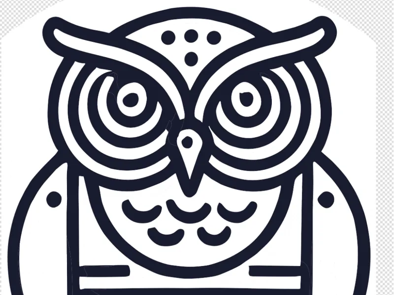 Simple Owl Keychain