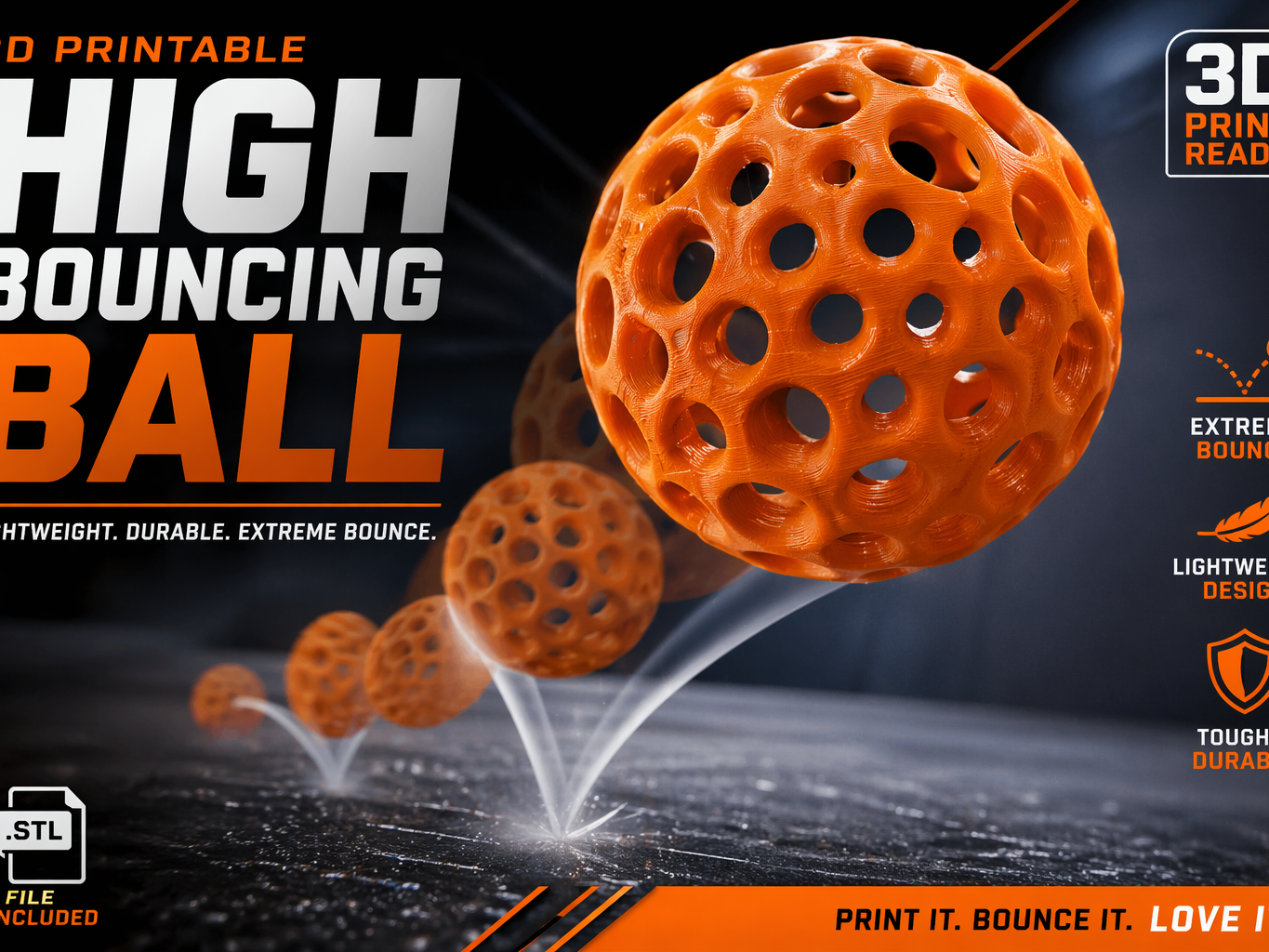 Miniatura 1 do modelo 3D High Bouncing Ball