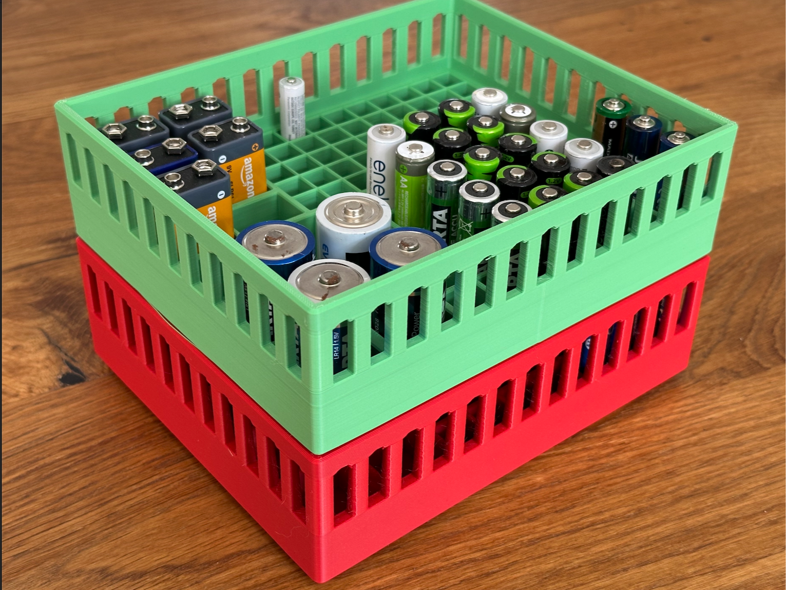 Stackable Battery Organizer