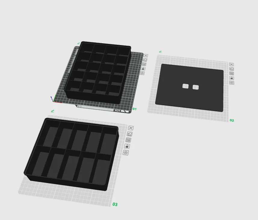 Modular Organizer Box - Free 3D Print Model - MakerWorld