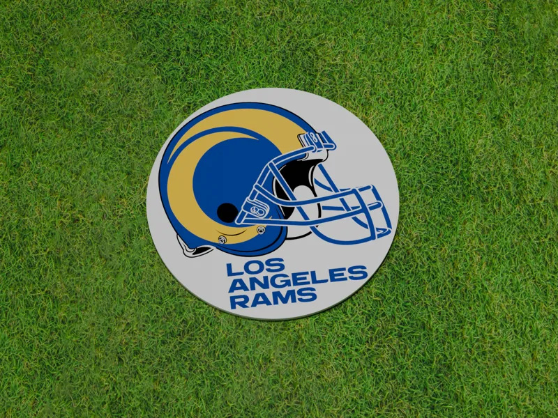 LA Rams Helmet Coaster