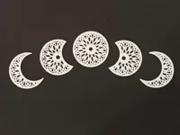 Décoration murale mandala phases de la lune — photo 2