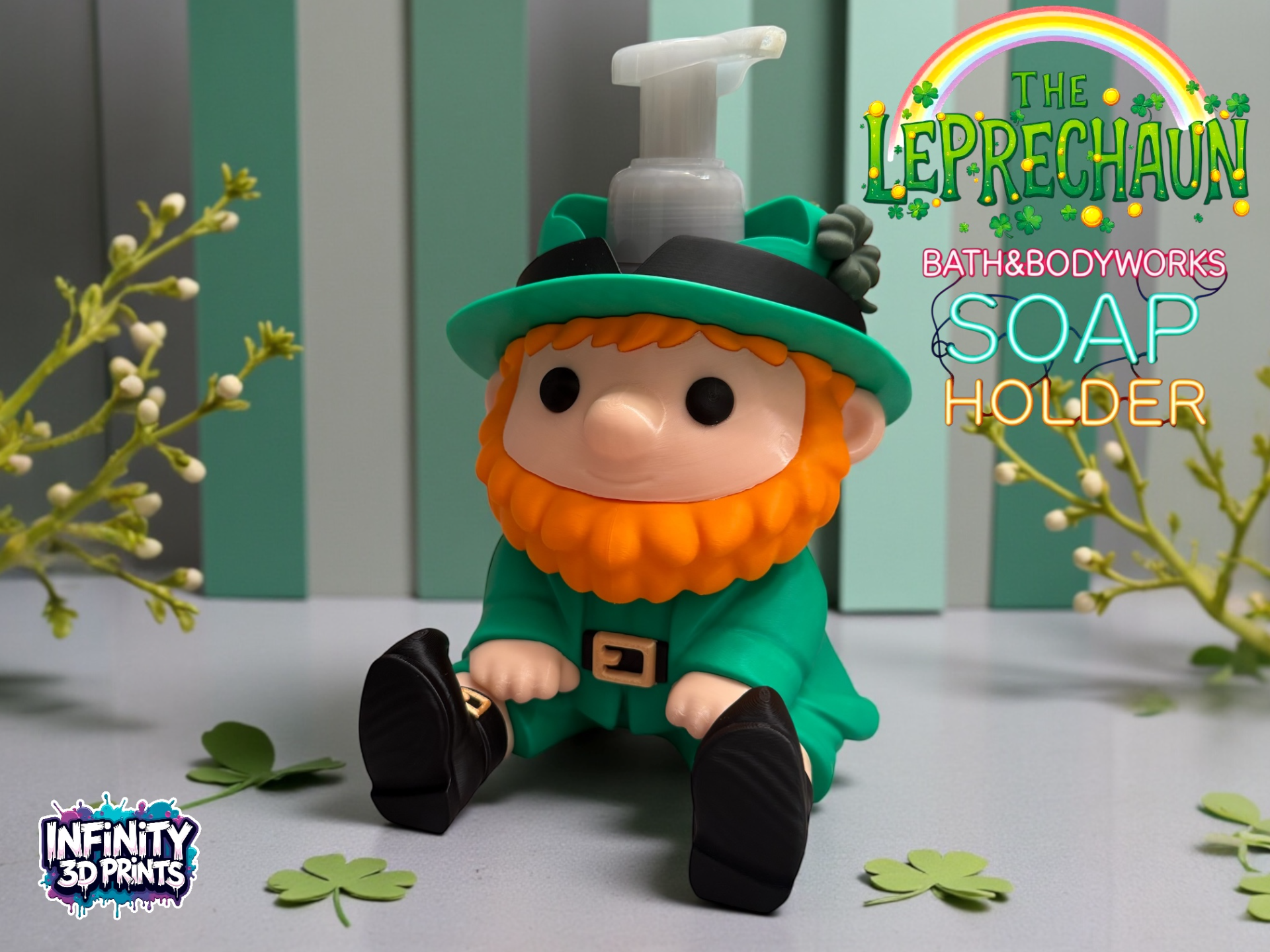 MULTIPART-AMS-THE LEPRECHAUN-BBW SOAP HOLDER 