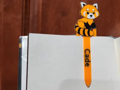 Red Panda Bookmark