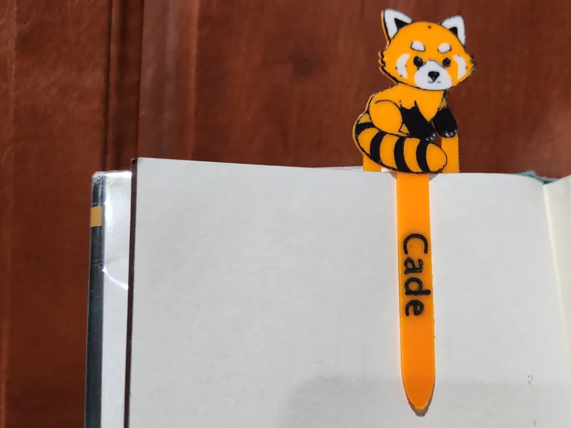 Red Panda Bookmark