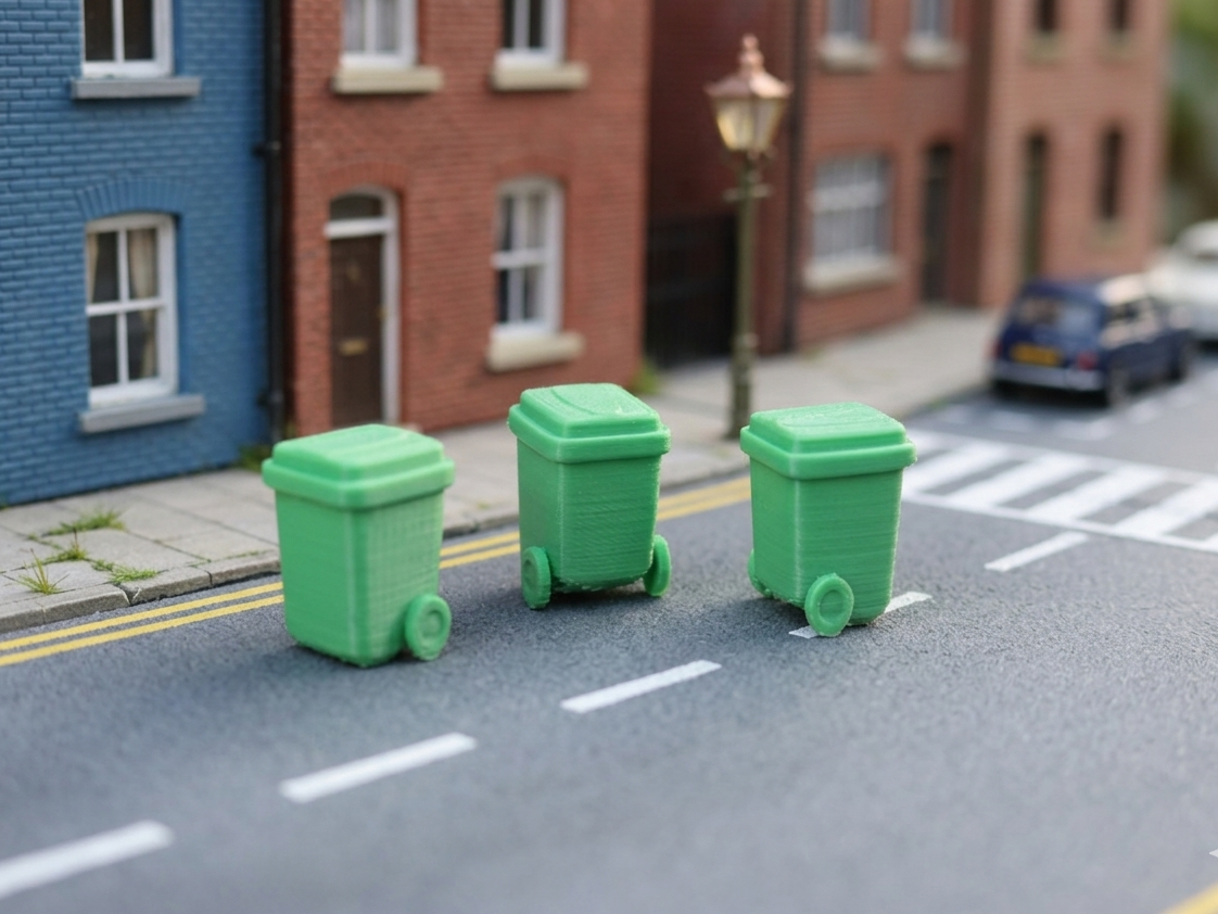 poubelles de tri individuel 1/64