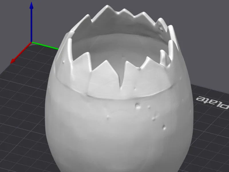 Eggshell planter Easter