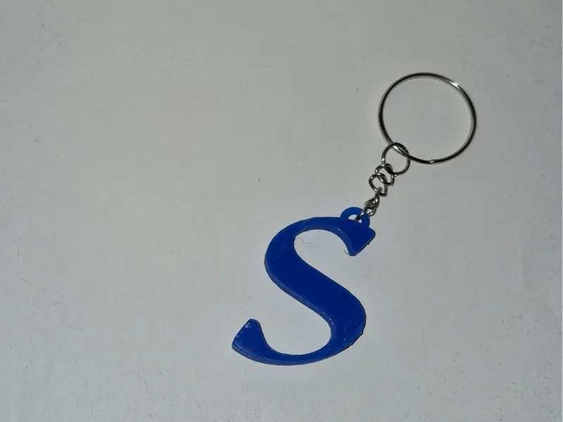 Schlüsselanhänger S  Buchstabe